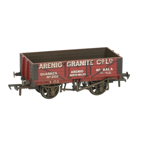 Bachman OO 5 Plank Wagon Steel Floor 'Arenig aGranite Co. Ltd.' Red