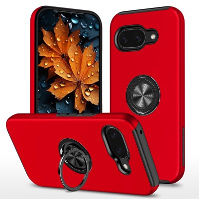 Redefine Magnetic Ring Holder Case for Google Pixel 10a (Red)
