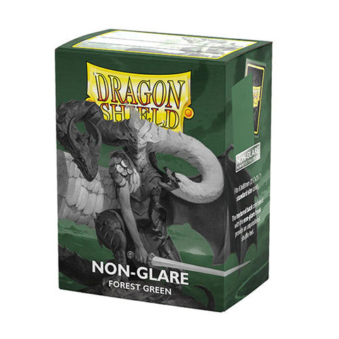 Arcane Tinmen Dragon Shield Standard 100ct Non Glare Matte Forest Green Sleeves 63x88mm