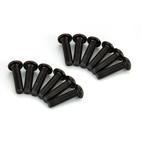 Atrek 3x12mm Fine Thread Button Head Screws 12Pcs