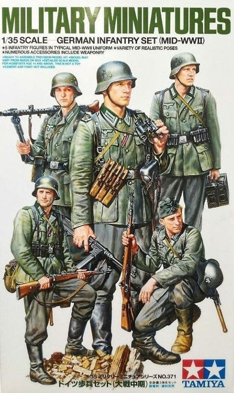 Tamiya 1/35 German Infantry Set (MidWWII)