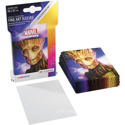Gamegenic Marvel Champions FINE ART Sleeves Groot