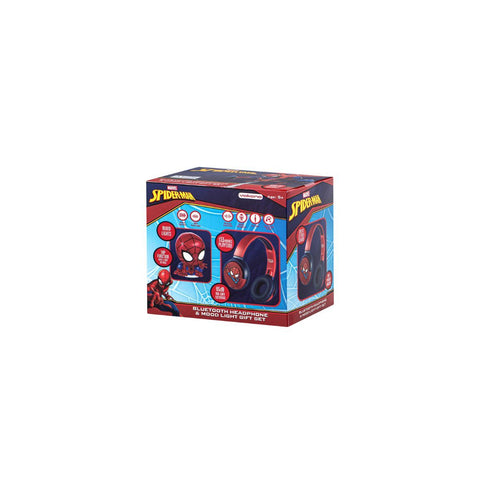 Marvel Spider-Man Bluetooth Headphone and Mood Light Gift Set