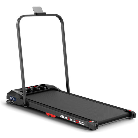 BLACK LORD Treadmill Electric Walking Pad Under Desk Home Fitness Incline Foldable (Black)