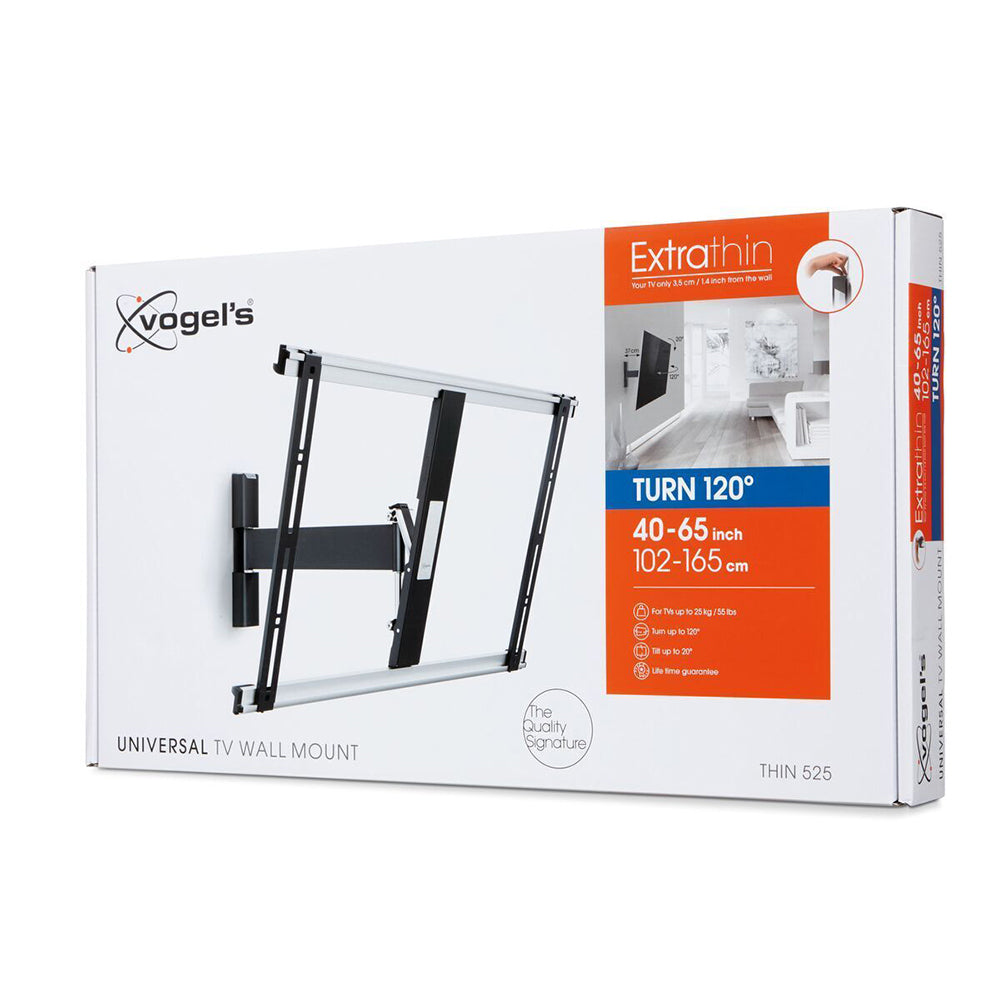 Vogel's THIN525 Full Motion Wall Bracket Mount For 40-65" LED TV - Bla - JB Hi-Fi