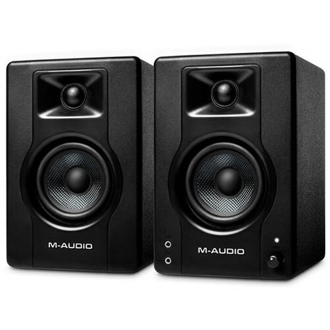 M-Audio BX3 D3 Powered Studio Desktop Speakers Pair (Black)