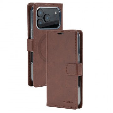 Goospery Bluemoon Diary for iPhone 17 Pro - Brown, Magsafe
