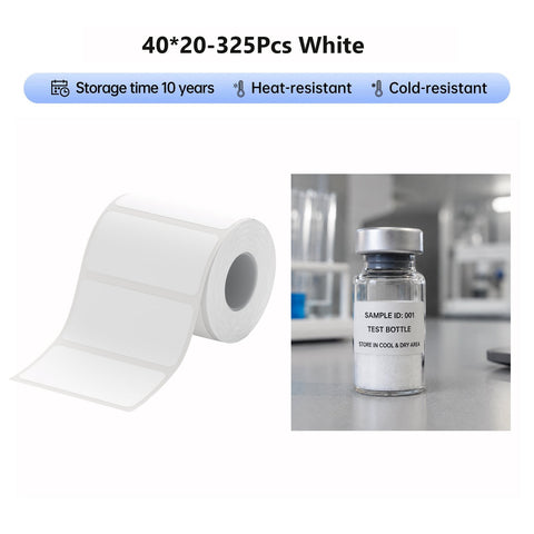 Niimbot White Thermal Transfer Labels 40*20mm 325pcs for M2_H/M3