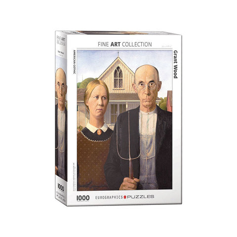 Eurographics 1000pc Wood American Gothic