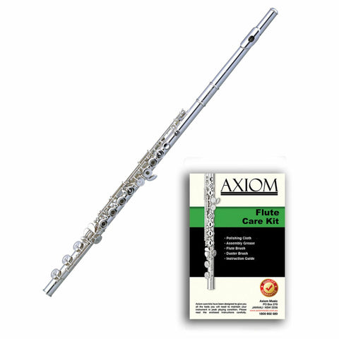 AXIOM Prelude School Band Flute with Cleaning Kit