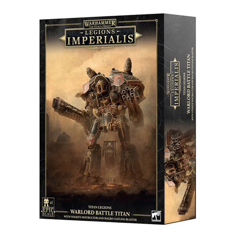 Games Workshop Warhammer Legions Imperialis Warlord Titan with Volkite Destructor and Macro-Gatling Blaster