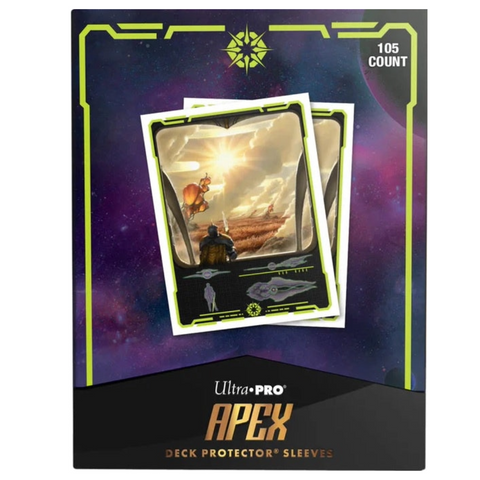 Ultra Pro: UP38856 Edge of Eternities 105ct Apex Deck Protector sleeves White Mythic for MtG