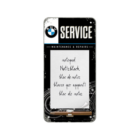Nostalgic-Art Magnetic Notepad BMW Service 10x20cm