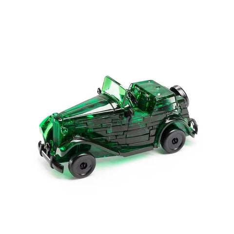 Bepuzzled 3D Green Classic Car Crystal Puzzle