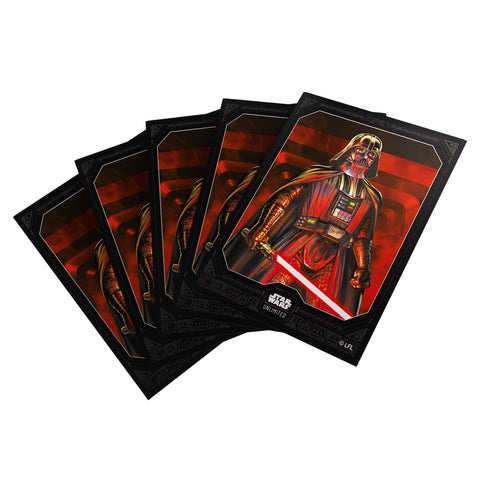 Gamegenic Star Wars Unlimited Premium Art Sleeves - Darth Vader Unstoppable 66mmx92mm 62 Sleeves Per Pack