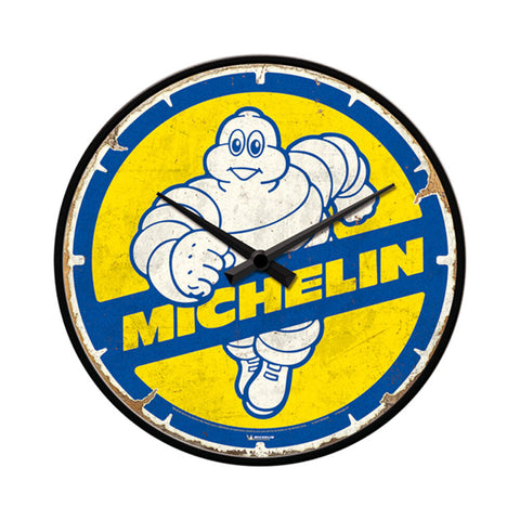 Nostalgic-Art Wall Clock Retro Michelin Bibendum Vintage Design 30cm
