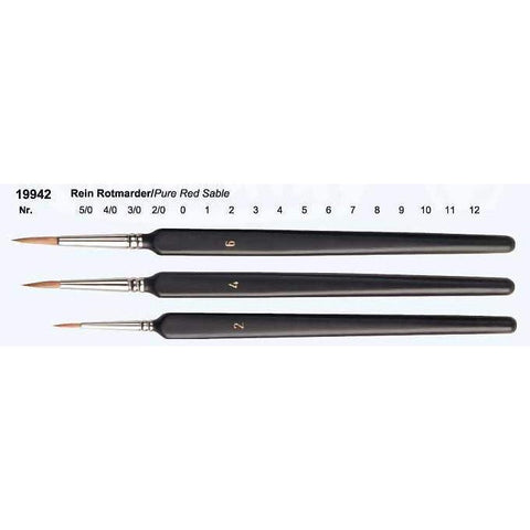 Vp Leonhardy Fine Hair TriGrip Hobby Brush 1