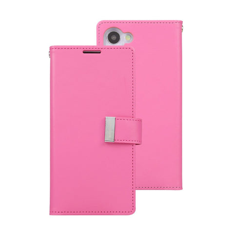 Goospery Rich Diary Case for Samsung Galaxy S23 Plus - Hot Pink