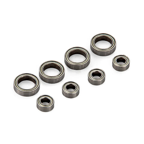 Atrek 5x10x4mm and 10x15x4mm Metal Shielded Ball Bearings Set 8Pcs