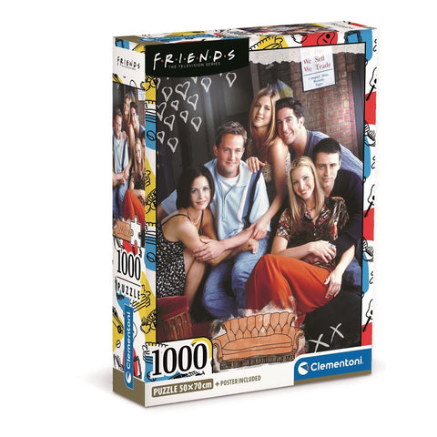 Clementoni Puzzle Friends Poster Included 1,000 Pieces