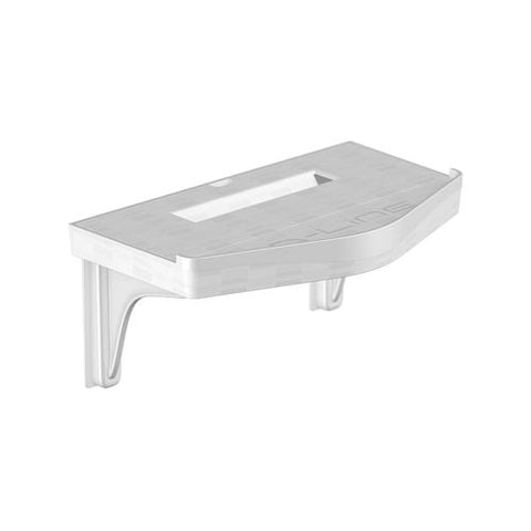 D-Line Cable Tidy Cable Management Shelf (White)