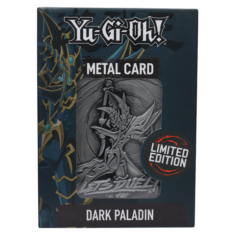 Fanattik Yu-Gi-Oh! Limited Edition Dark Paladin Metal Card