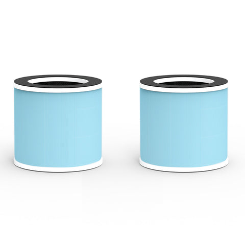 AROVEC 2-Pack Replacement Filter for AV-P100 Air Purifier 3-in-1 Blue