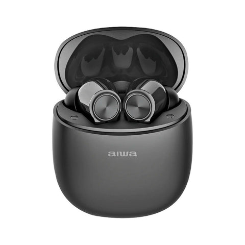 AIWA In-Ear Gelstem Bluetooth Earbuds (Black)