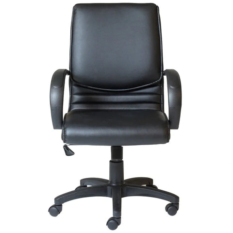 Rapidline CL610 Executive Chair Medium Back PU Black