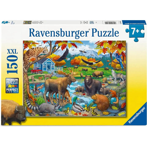 150pc Wildlife Gathering Puzzle