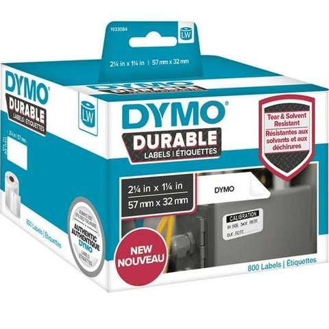 Dymo 1933084 LW Durable Labels 57x32mm (White) [Box 800]