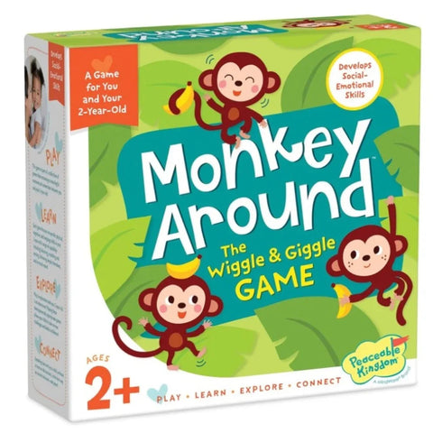 Peaceable Kingdom Monkey Around The Wiggle & Giggle Game