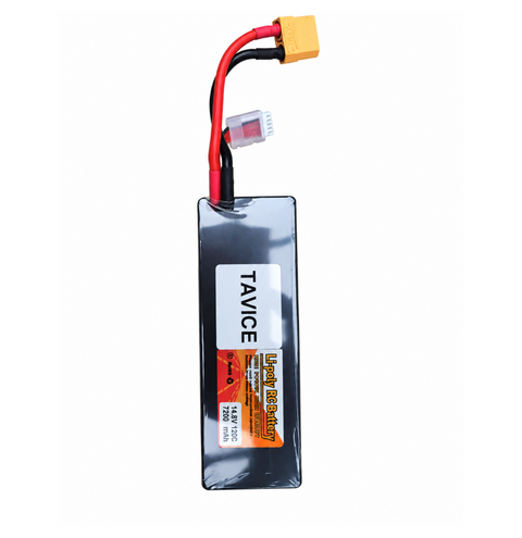 TAVICE 4S LiPo Battery 14.8V 7200mAh 120C with XT90 Connector Compatible with RC Cars, Trucks & Racing Models