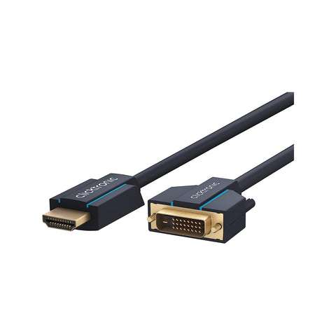 Clicktronic DVI-D (24+1) Cable 1m (Black)