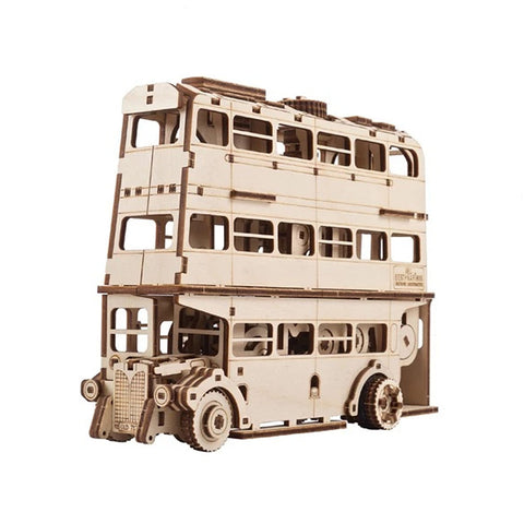 UGears Harry Potter Knight Bus Mechanical Wooden 3D Model Kit