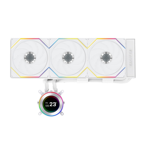 Lian Li HydroShift II LCD-C 360TL 360mm AIO Liquid CPU Cooler - White
