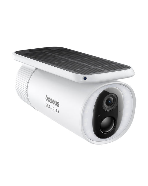 Baseus S1 2K Solar Security Camera with Spotlight (White)