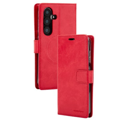 Goospery Bluemoon Diary for Samsung Galaxy S25 FE Magsafe (Red)