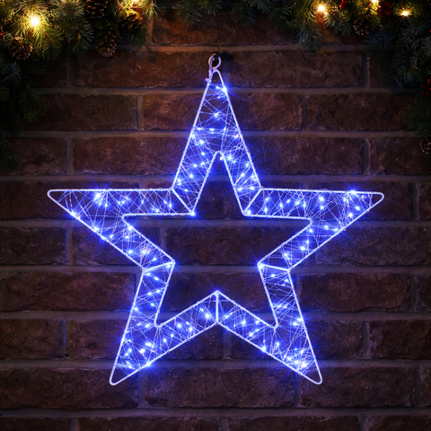 Lexi Lighting 45CM Mesh Star - Blue