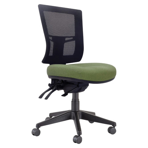 Buro Metro II 24/7 Mesh Mid Back With Seat Slide Nylon Base Safetex Olive