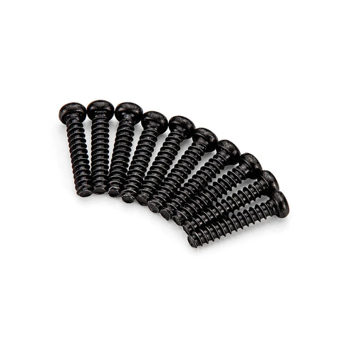 Atrek 2.3x12mm Coarse Thread Binder Head Screws 10Pcs