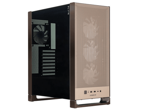 In Win DLITE Mid-Tower ATX Case - Mocha Bronze