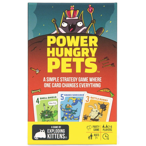 Exploding Kittens Power Hungry Pets Small Box By Exploding Kittens Game