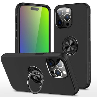 Redefine Magnetic Ring Holder Case for iPhone 15 Pro Max (Black)