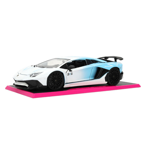 Jada 1:24 Scale Pink Slips Lamborghini Aventador SV Diecast Car Model