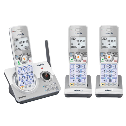 VTech 22150 3-handset DECT6.0 Cordless Phone with MobileConnect