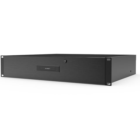 AC Infinity Heavy-Duty Rack Drawer Aluminium Faceplate 2U Black