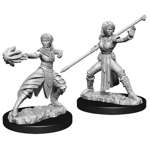 Wizkids D&D Nolzurs Marvelous Unpainted Miniatures Female Half Elf Monk