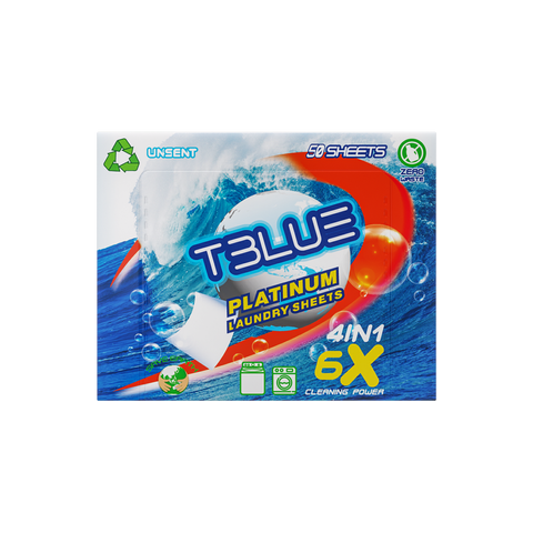 TBLUE Laundry detergent Sheet Unscent (50 Loads)