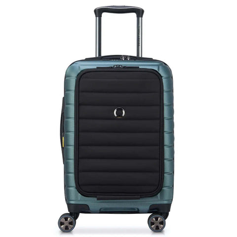 Delsey Shadow 5.0 - 55 cm 15" Laptop Front Loader Cabin Suitcase - Green